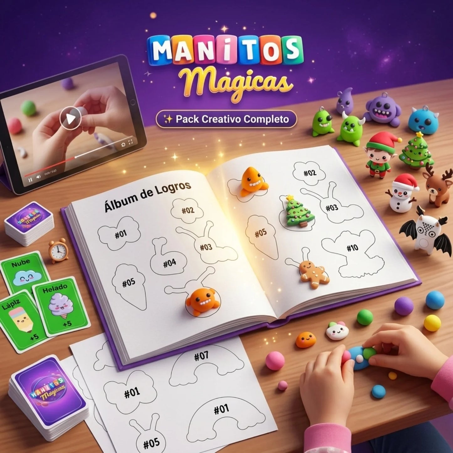 Pack Creativo Digital Manitos Mágicas
